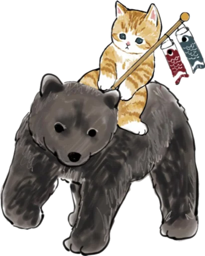 Kittens mofu_sand 4 stiker 🐻