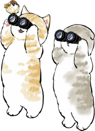 Kittens mofu_sand 4 sticker 🔭