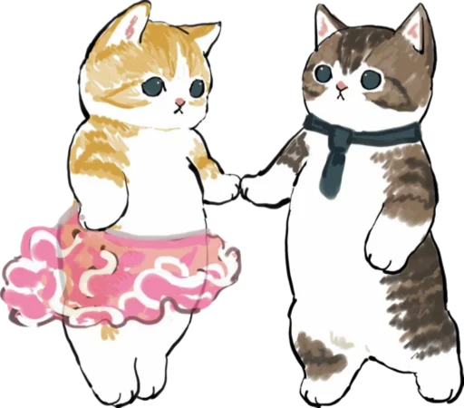 Kittens mofu_sand 4 sticker 💃