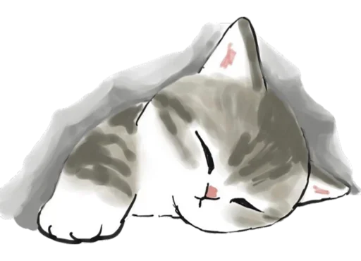 Kittens mofu_sand 2 stiker 😴