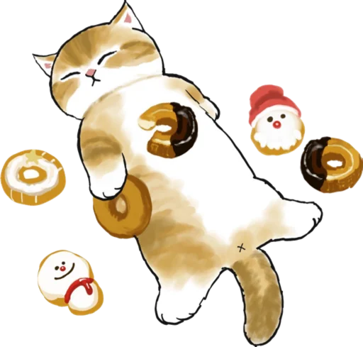 Стикер Kittens mofu_sand 2 😋