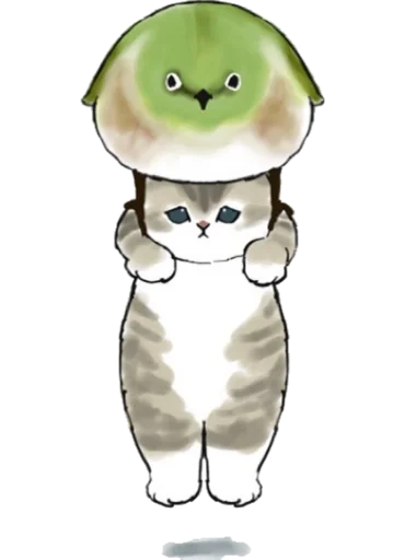 Стикер Kittens mofu_sand 2 🐦