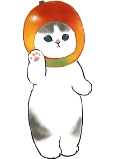 Kittens mofu_sand 2 sticker 🥭