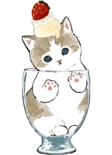 Kittens mofu_sand 2 stiker 🍧