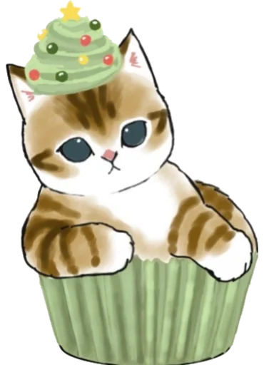 Kittens mofu_sand 2 sticker 🧁