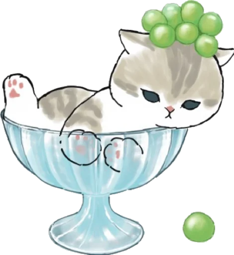 Kittens mofu_sand 2 sticker 🍨