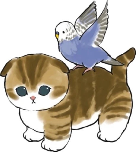 Kittens mofu_sand 2 sticker 🦜