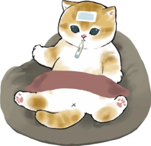 Kittens mofu_sand 2 sticker 🤒