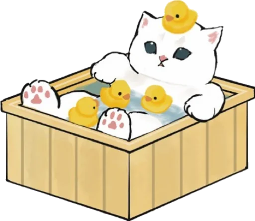Kittens mofu_sand 2 sticker 🛁