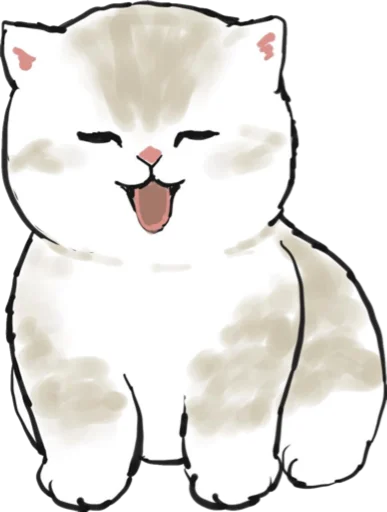 Kittens mofu_sand 2 stiker 😄