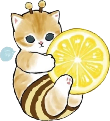 Kittens mofu_sand 2 stiker 🐝