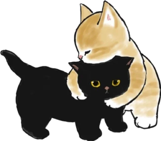 Kittens mofu_sand 2 sticker 🐱