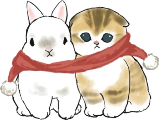 Kittens mofu_sand 2 sticker 🧣