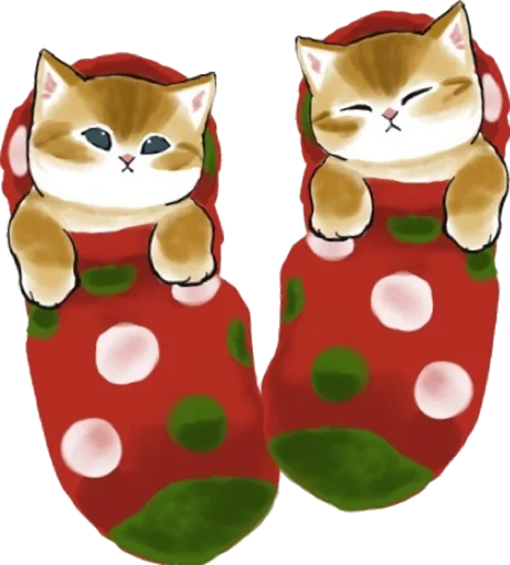 Kittens mofu_sand 2 sticker 🧦