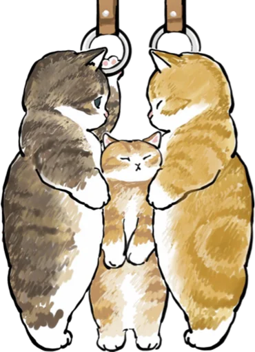 Kittens mofu_sand 2 sticker 😬