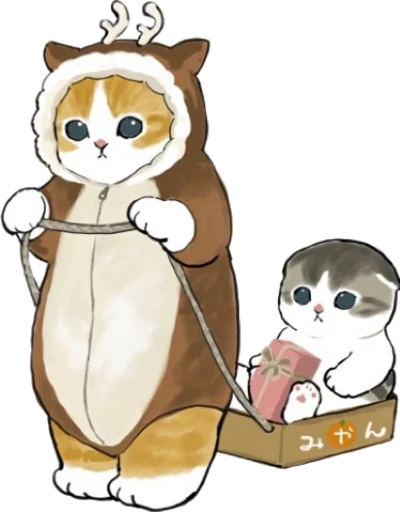 Kittens mofu_sand 2 sticker 🦌