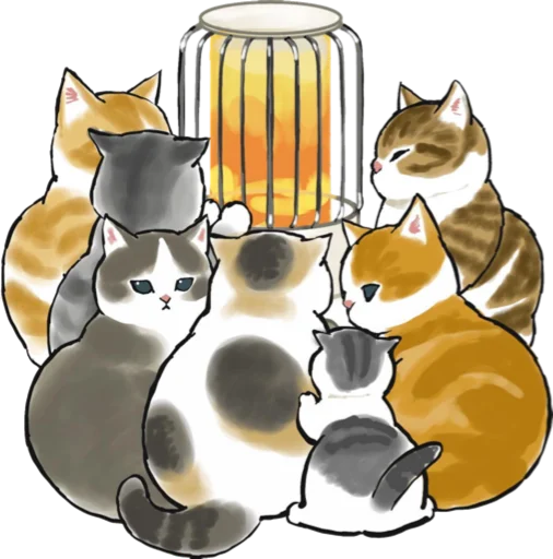 Kittens mofu_sand 2 stiker 🔥