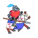 Date Knight emoji 🏃‍♂️