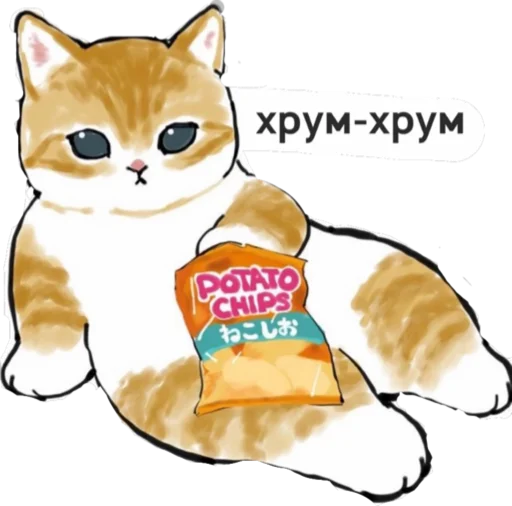 Stiker Telegram котик