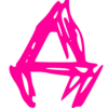 Telegram emojis розовые буквы