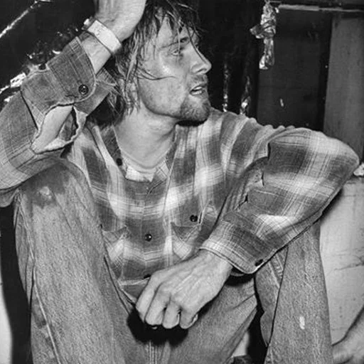 Kurt Cobain (Nirvana) sticker 🙁