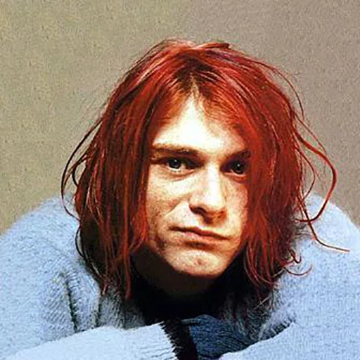 Kurt Cobain (Nirvana) sticker 😕