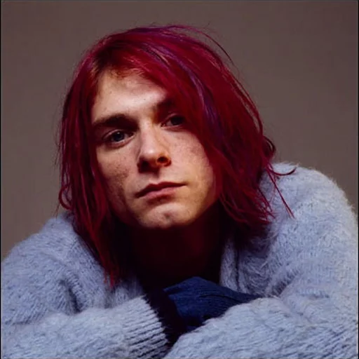 Kurt Cobain (Nirvana) sticker ☹
