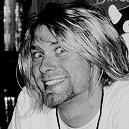 Kurt Cobain (Nirvana) sticker 😃