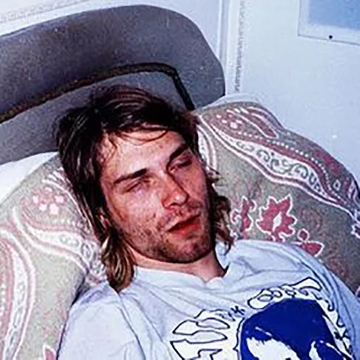 Kurt Cobain (Nirvana) sticker 😴