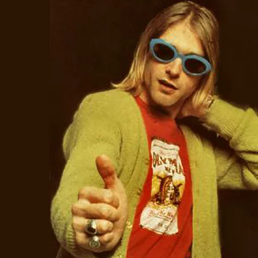 Kurt Cobain (Nirvana) sticker 👍