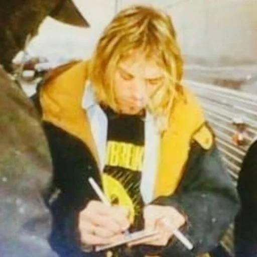 Эмодзи Kurt Cobain 3 ✍️