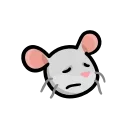 LIHKG Mouse emoji 😔
