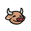 LIHKG Cow sticker 😞