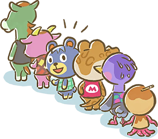 Стикер Animal Crossing 15th Anniversary Sticker ⏰