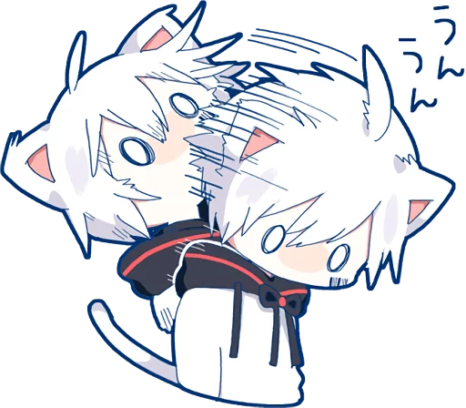 Эмодзи Mafumafu Sticker (cat) 👍