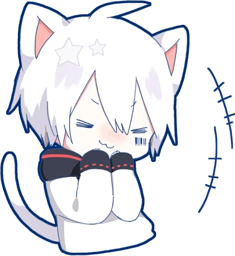 Telegram Sticker «Mafumafu Sticker (cat)» 😂