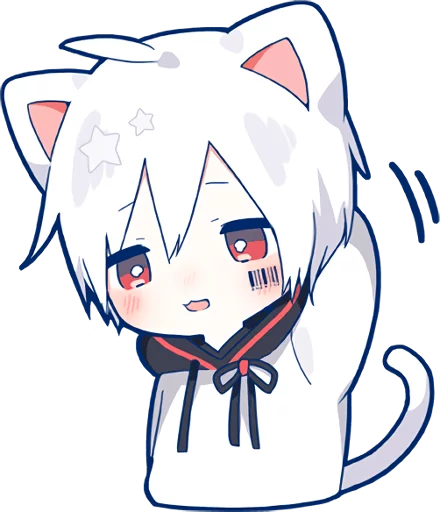 Telegram Sticker «Mafumafu Sticker (cat)» 😅