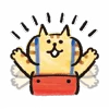 Telegram emojis Lazy Nyansuke