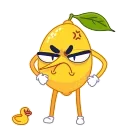 Lemon emoji 😤