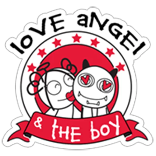 Telegram stickers Love Angel !