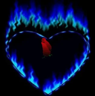 Love & Flame sticker 💓