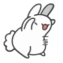 Lovely Rabbit sticker 😏