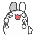 Lovely Rabbit sticker 😚