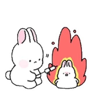 Lovely Rabbit Tozzi 2 emoji 🔥