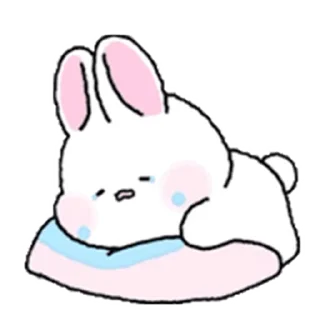 Lovely Rabbit Tozzi 2 emoji 😭
