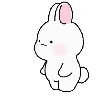 Lovely Rabbit Tozzi 2 emoji ❤️