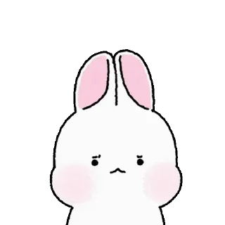 Lovely Rabbit Tozzi 2 emoji 😟