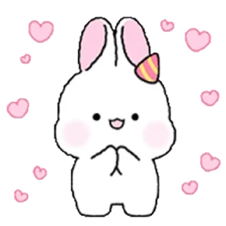 Lovely Rabbit Tozzi emoji 👏