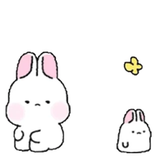 Lovely Rabbit Tozzi emoji 😢