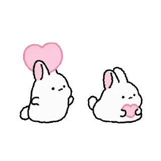 Lovely Rabbit Tozzi emoji ❤️